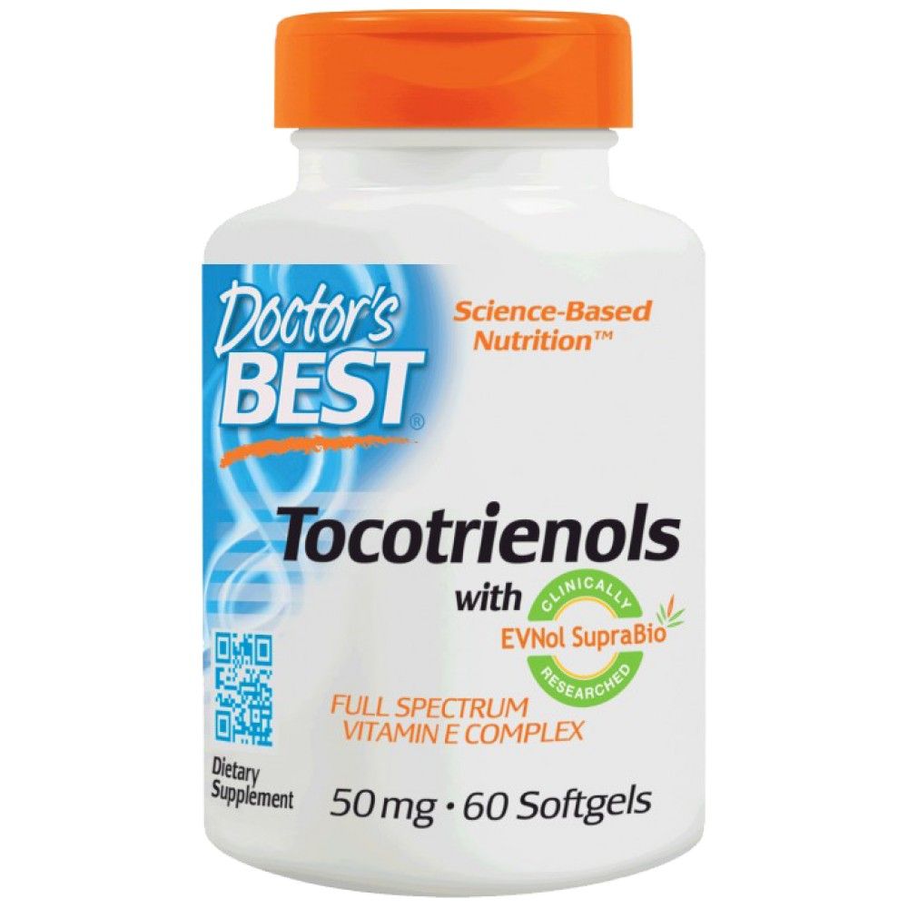 Beste Tocotrienole / Vitamin E -Komplex 50 mg - 60 Gelkapseln