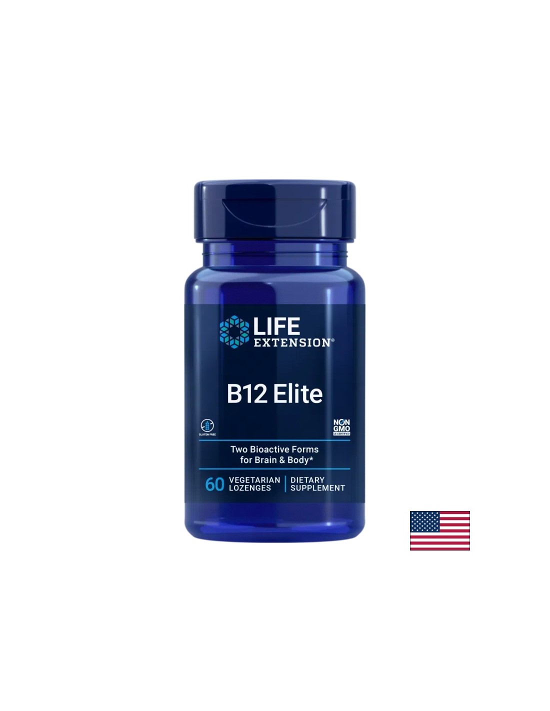 Vitamin B12, 1000 µg (5'-Desoxyadenosylcobalamin, Methylcobalamin), 60 Lutschenjagen
