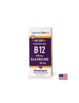 Vitamin B12, B6 + Folsäure, 60 Sublingualtabletten <tc>Superior Source</tc>