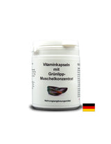 Vitaminkapseln mit Grünlipp-Muschelkonzentrat - Muschel und Vitamine, 120 Kapseln <tc>Karl Minck</tc>