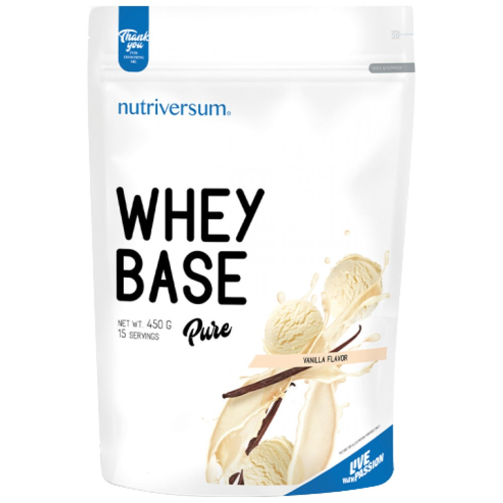Molkenbasis | Molkeproteinkonzentrat + Milchprotein - 450 Gramm