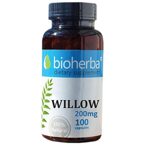 Willow 200 mg 100 capsules - Nutra Best Europe