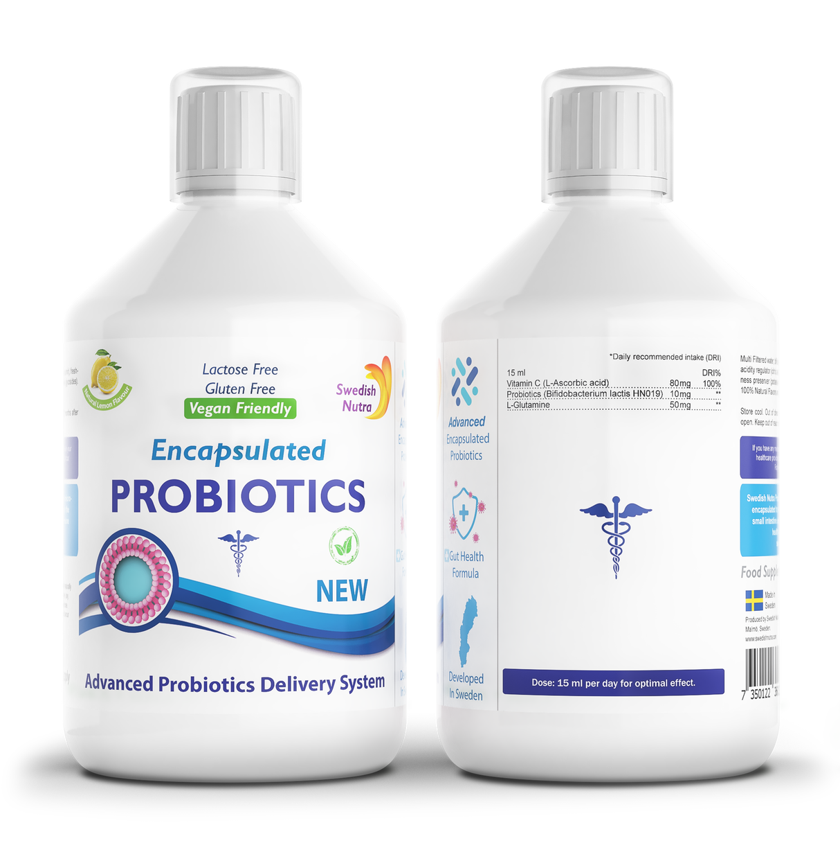 Flüssiges Probiotikum (mikroverkapselt) x 500 ml (vegan)