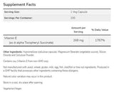 Vitamin E-400 D-Alpha Tocopheryl | Vegetarier trocken - 100 Kapseln