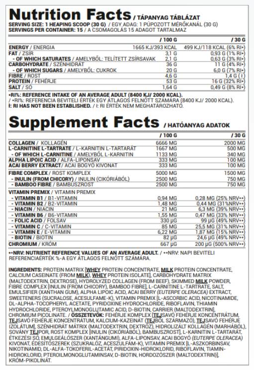 Shake | Fettverbrennungsprotein -Shake für Frauen - 450 Gramm