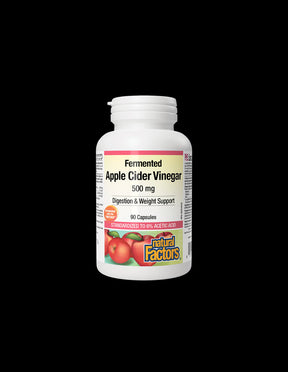Apple Cider Vinegar 500 mg x 90 capsules Natural Factors - Nutra Best Europe