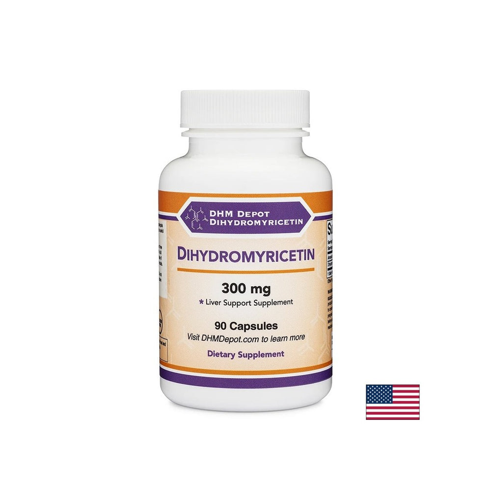 Für die Leber - Unterstützung während des Alkoholstresses - Dihydromyricetin (DHM 30), 300 mg x 90 Kapseln