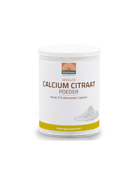 For healthy bones - Calcium (citrate), 125 g powder - Nutra Best Europe