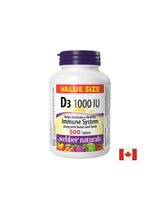 Gesunde Knochen und starke Immunität - Vitamin D3 1000 IU, 500 Tabletten