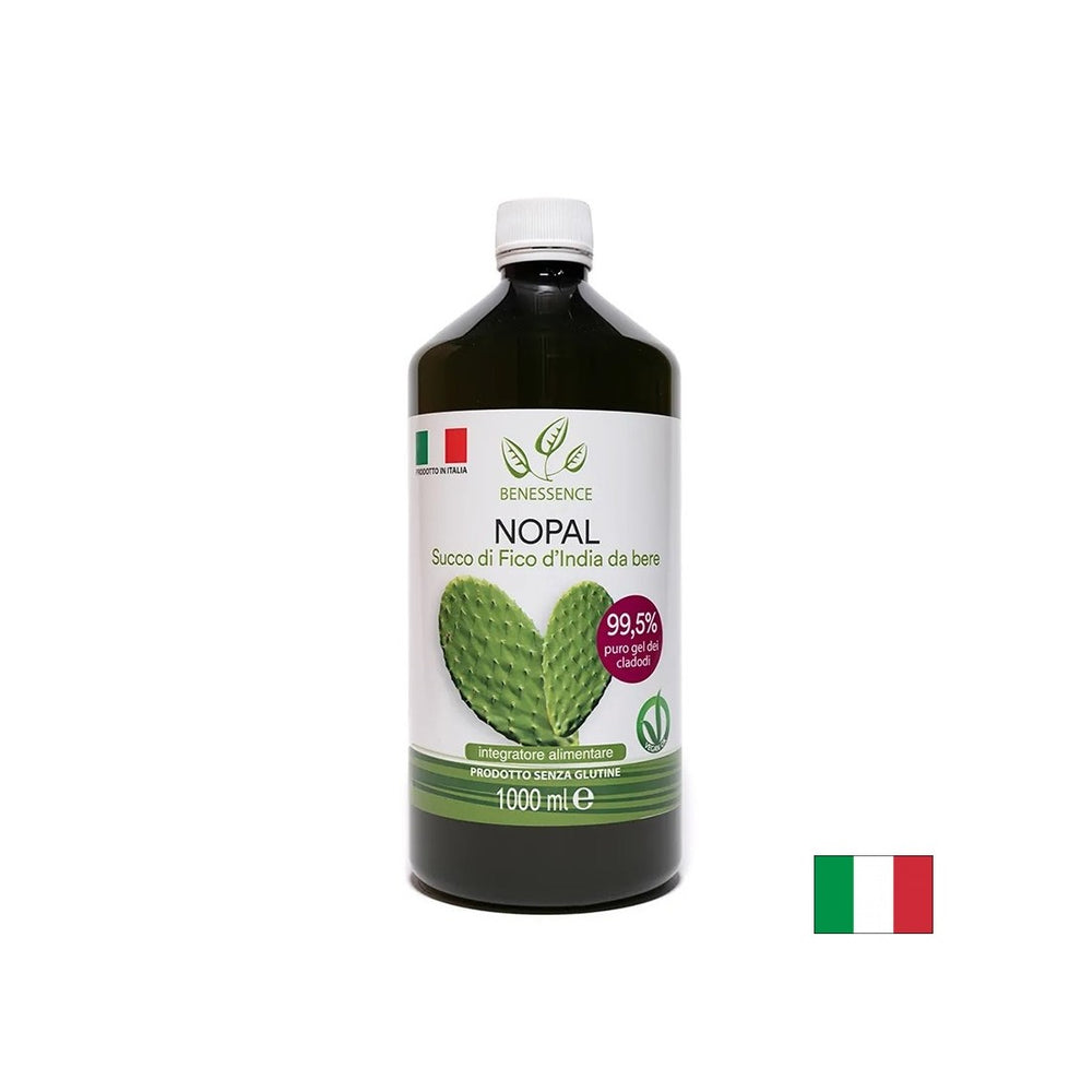 Nopal Kaktussaft (Opuntia/Stachelbirne) - für Gewichtsverlust, 1 Liter, 12 Dosen