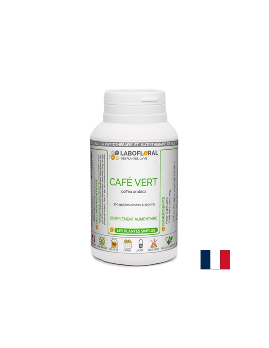 Gesunder Gewichtsverlust - grüner Kaffee, 300 mg x 50 Kapseln