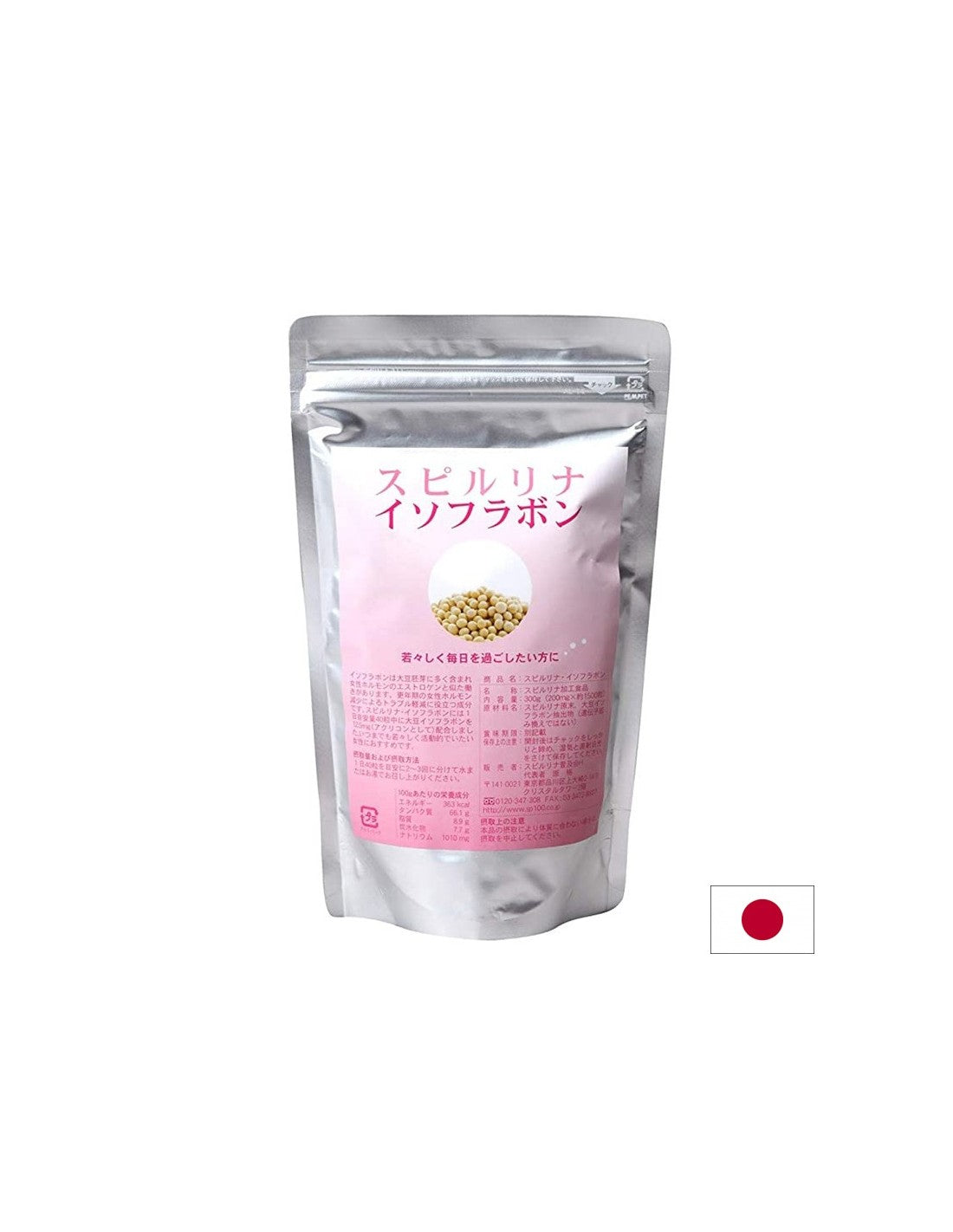 Japanische Spirulina + Isoflavone - Unterstützung für die Gesundheit und das hormonelle Gleichgewicht von Frauen, 1500 Tabletten