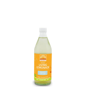 Live lemonade with ginger and turmeric BIO, 500 ml - Nutra Best Europe
