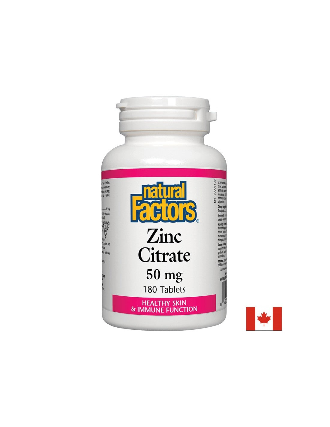 Zinkcitrat / Zink (Citrat) 50 mg x 180 Tabletten <tc>Natural Factors</tc>