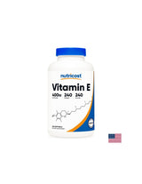 Sehkraft, Haare und Haut – Vitamin E, 400 IE x 240 Weichkapseln <tc>Nutricost</tc>